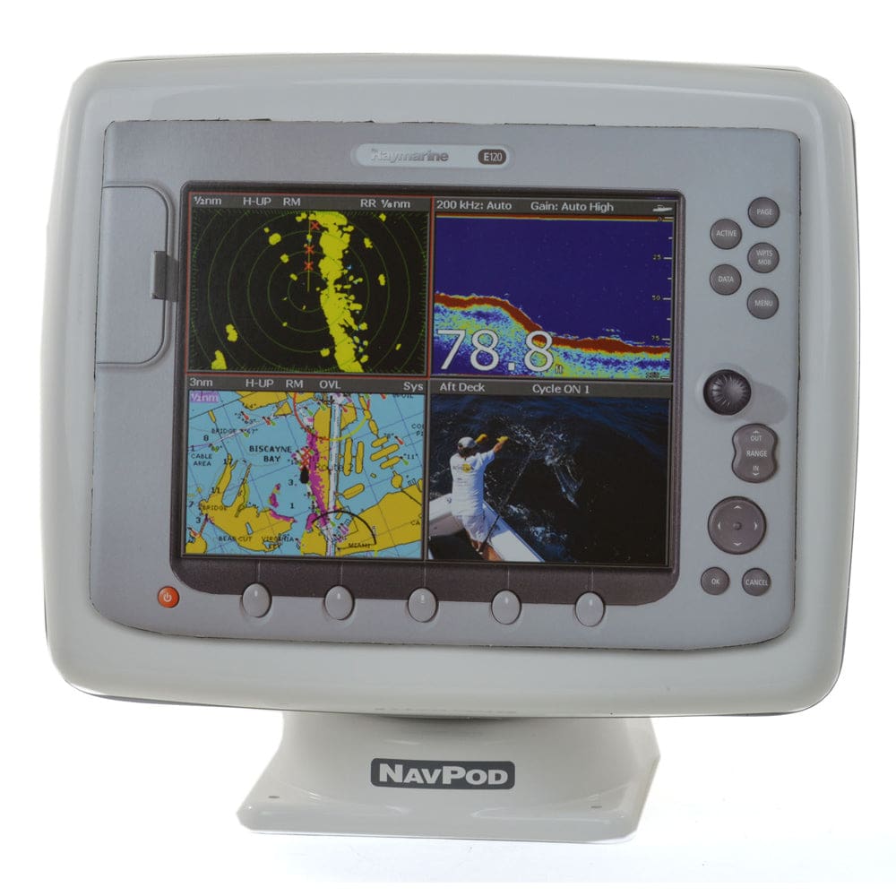 NavPod PP5061 PowerPod Precut f/ Grand Prix Series f/ Raymarine C120 & E120 Dash Mount - Boat Outfitting | Display Mounts - NavPod