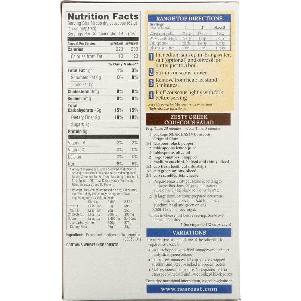 Near East Near East Couscous Mix Original Plain, 10 Oz