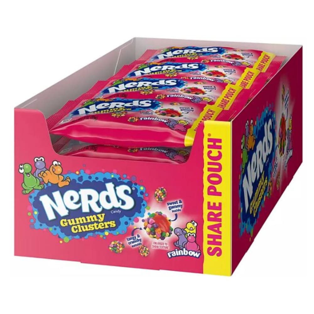 Nerds Gummy Clusters Candy - 3 oz. -12 ct. - Nerds
