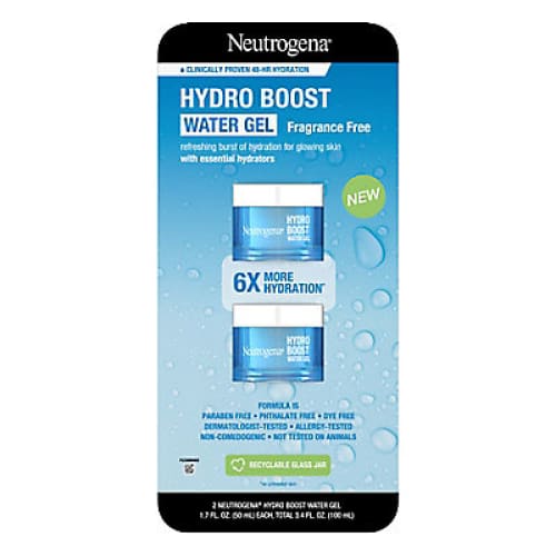Neutrogena Hydro Boost Hyaluronic Acid Water Gel Moisturizer 2 pk./1.7 oz. - Home/Beauty/Skin Care/Facial Moisturizers & Eye Creams/ -