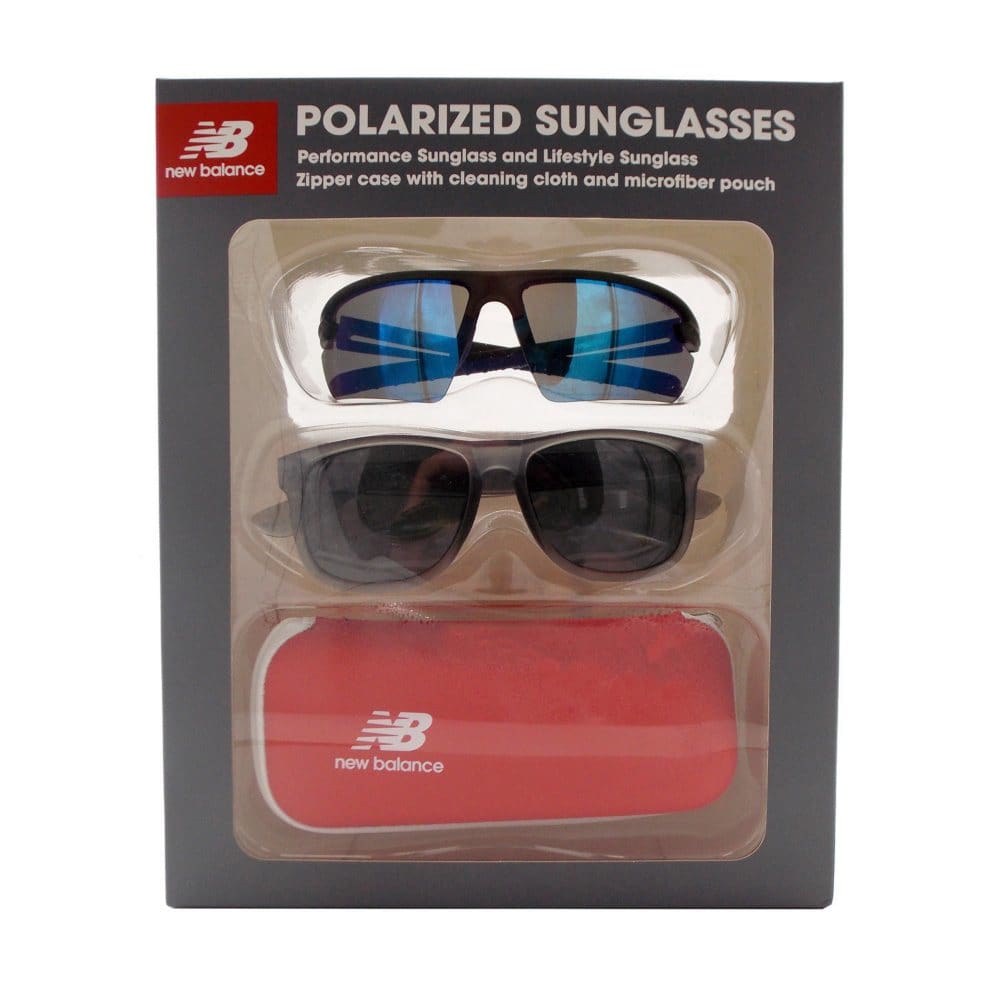 New Balance Polarized Performance and Lifestyle Sunglasses Gray (2 pk.) - Gifts for Him - New
