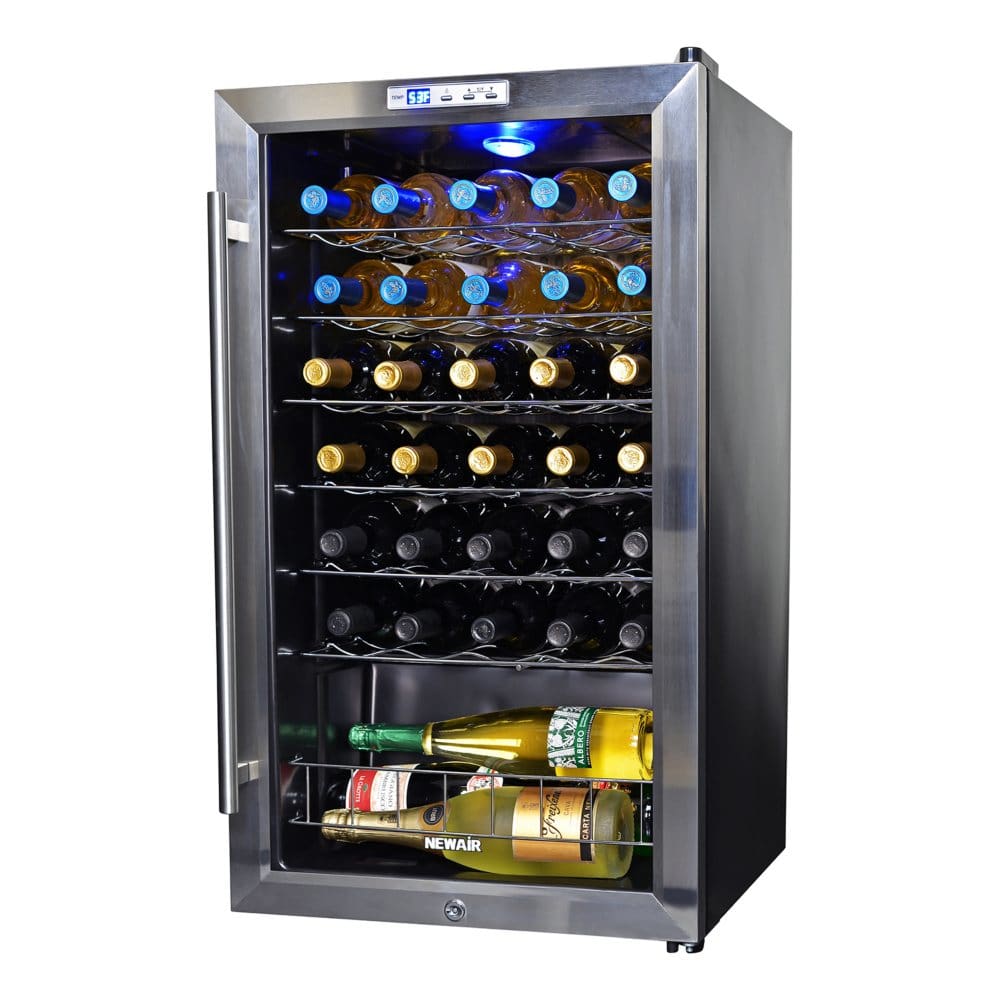 NewAir 33-Bottle Compressor Wine Cooler - Wine & Beer Coolers - NewAir