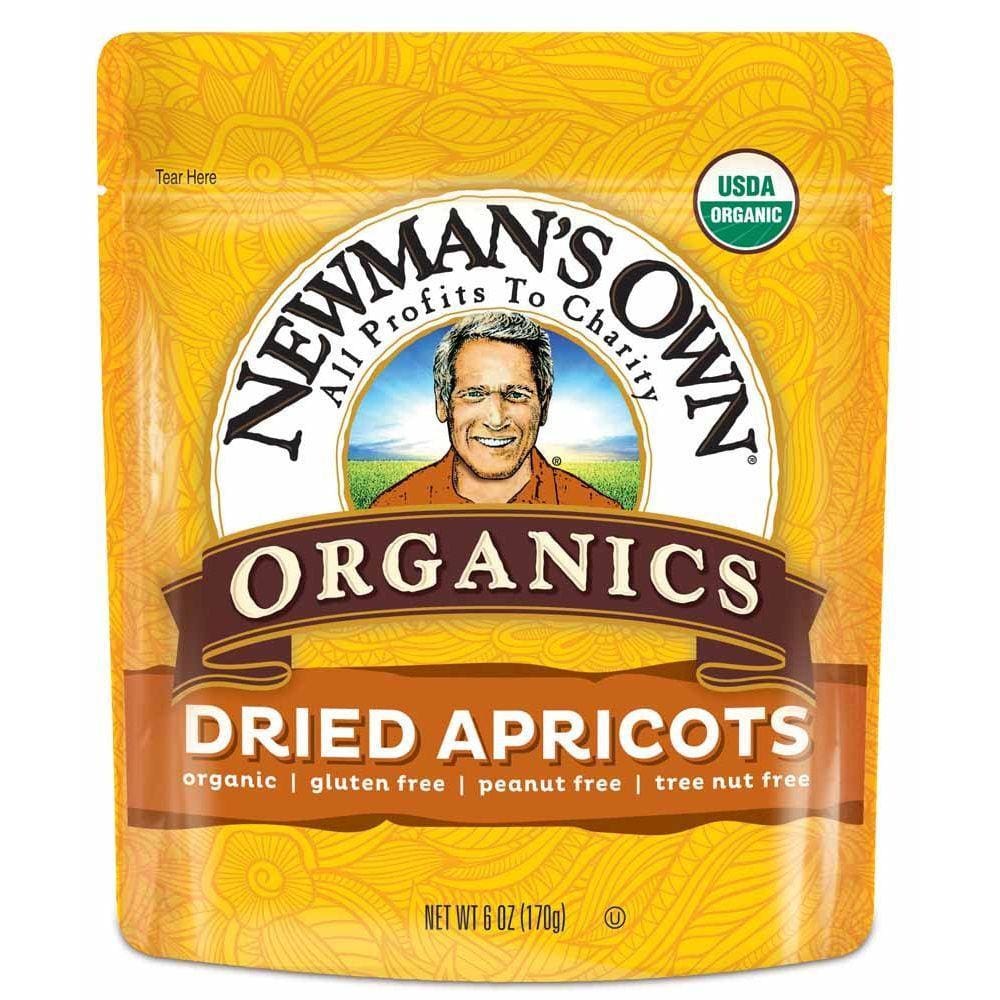 NEWMANS OWN ORGANIC: Organic Dried Apricots Zipbag 6 oz (Pack of 4) - Fruit Snacks - NEWMANS OWN