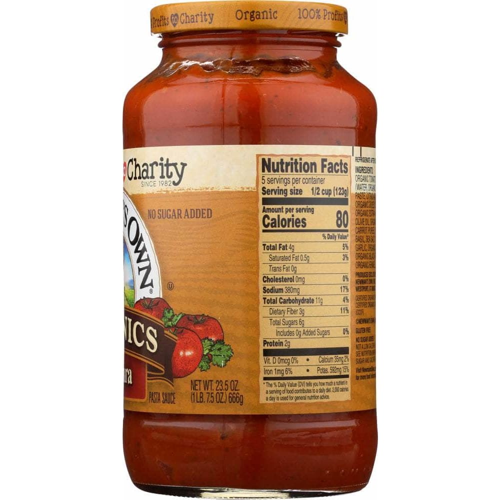 NEWMANS OWN Newmans Own Sauce Organic Marinara, 23.5 Oz