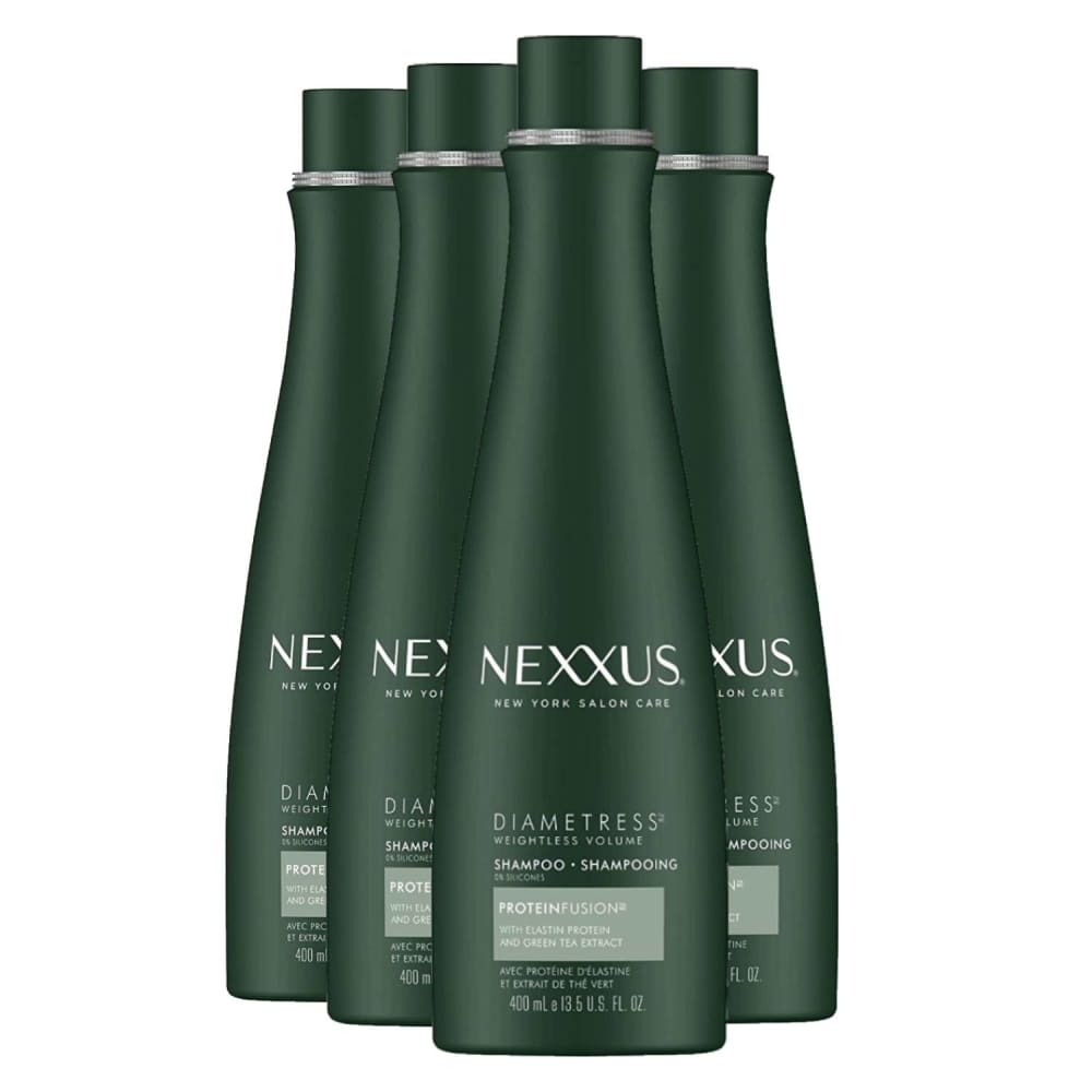 Nexxus Diamtress Volume Shampoo for Fine and Flat Hair 13.5 Fl oz - 4 Pack - Conditioners - Nexxus