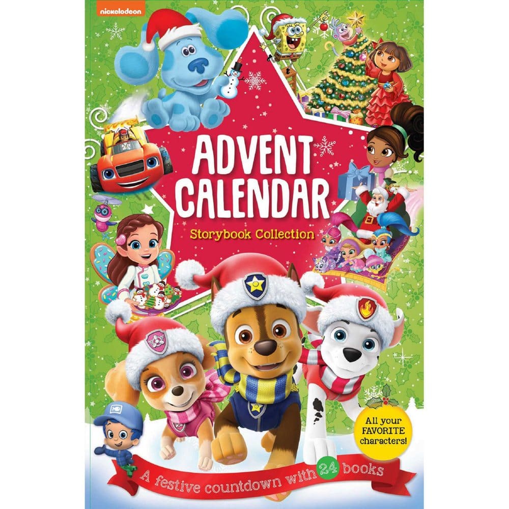 Nickelodeon: Storybook Collection Advent Calendar: A Festive Countdown with 24 Books - Gifts Under $25 - ShelHealth