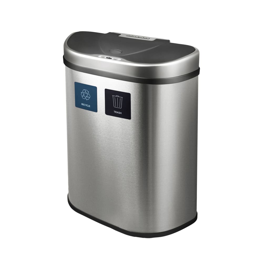 NineStars 18.5-Gal. Sensor Recycle Unit - Home/Home/Storage & Organization/Kitchen & Bath Organization/Trash Cans & Wastebaskets/ -