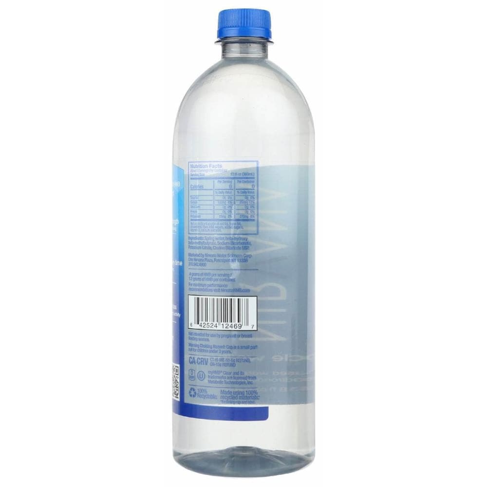 NIRVANA Nirvana Water Rpet Hmb Muscle Wellness, 33.8 Fo
