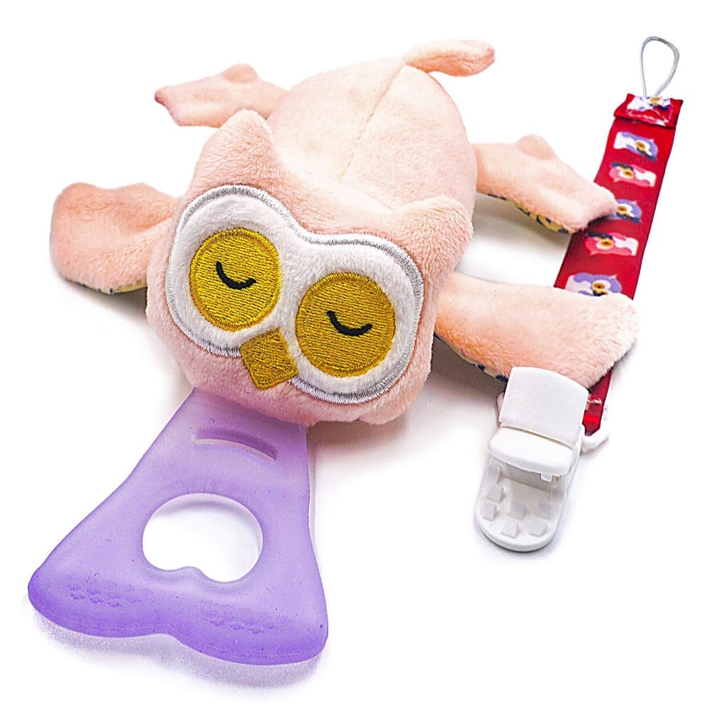 NISSI & JIREH 5-in-1 Detachable Universal Pacifier Holder Teether Owl - Baby Health & Safety - ShelHealth