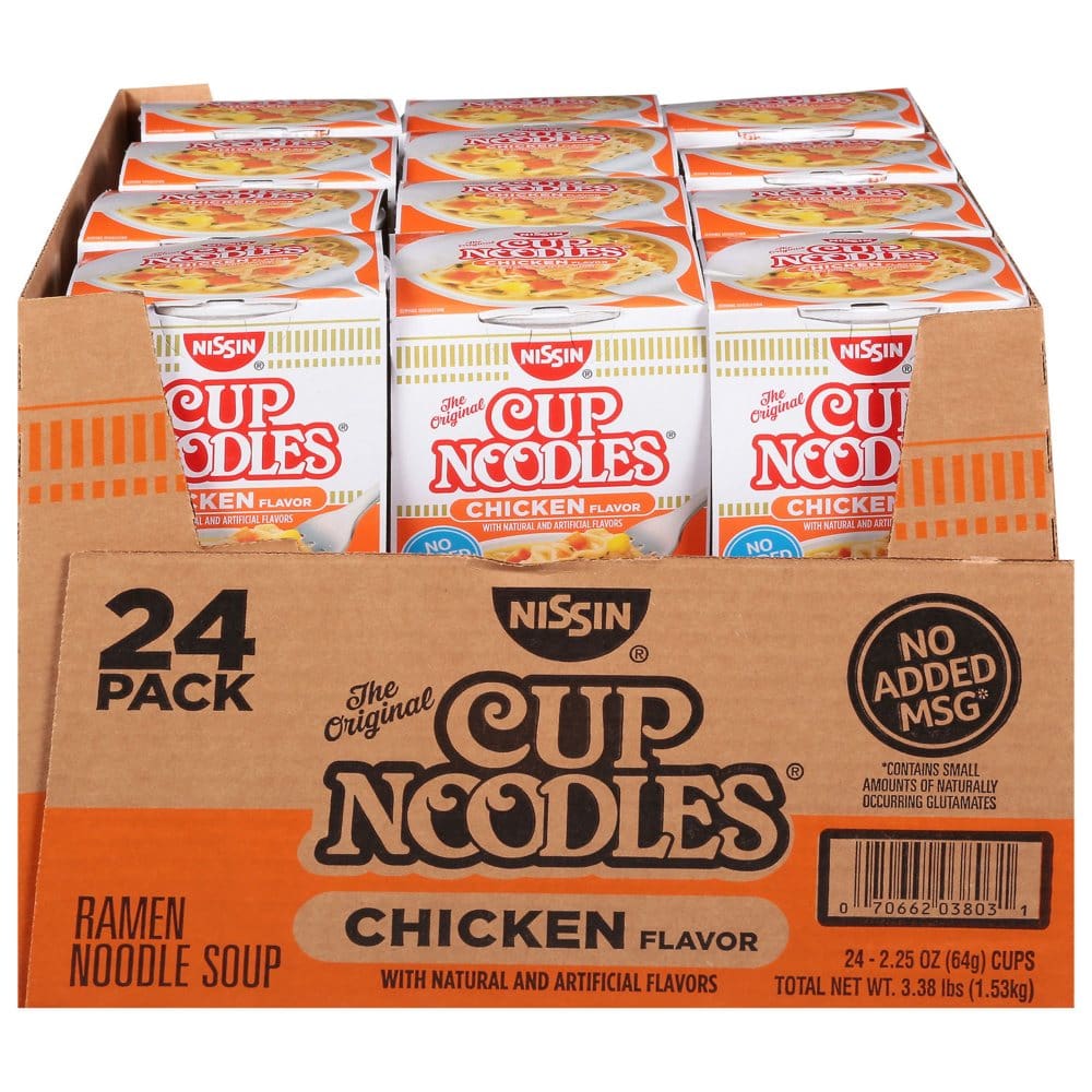 Nissin Cup Noodles Chicken Flavor (2.25 oz. 24 ct.) - New Items - ShelHealth