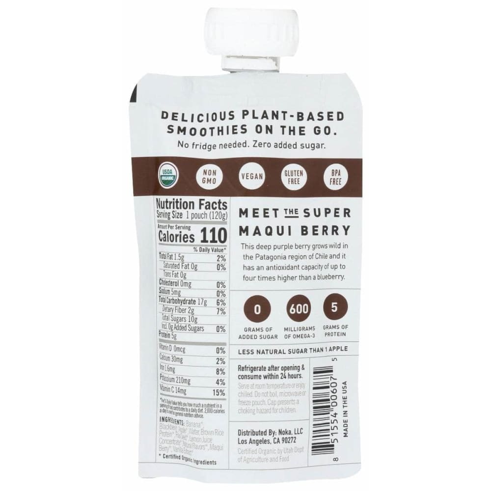 NOKA Noka Blackberry Vanilla Smoothie, 4.22 Oz