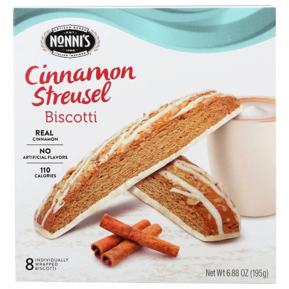 NONNIS NONNIS Biscotti Cinnamon Strusel, 6.88 oz