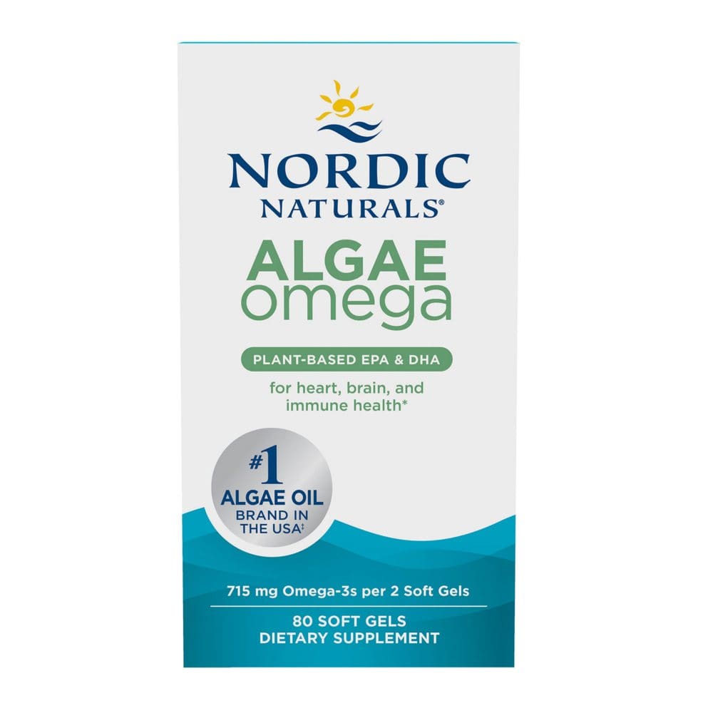 Nordic Naturals Algae Omega Softgels (80 ct.) - New Health & Wellness - ShelHealth