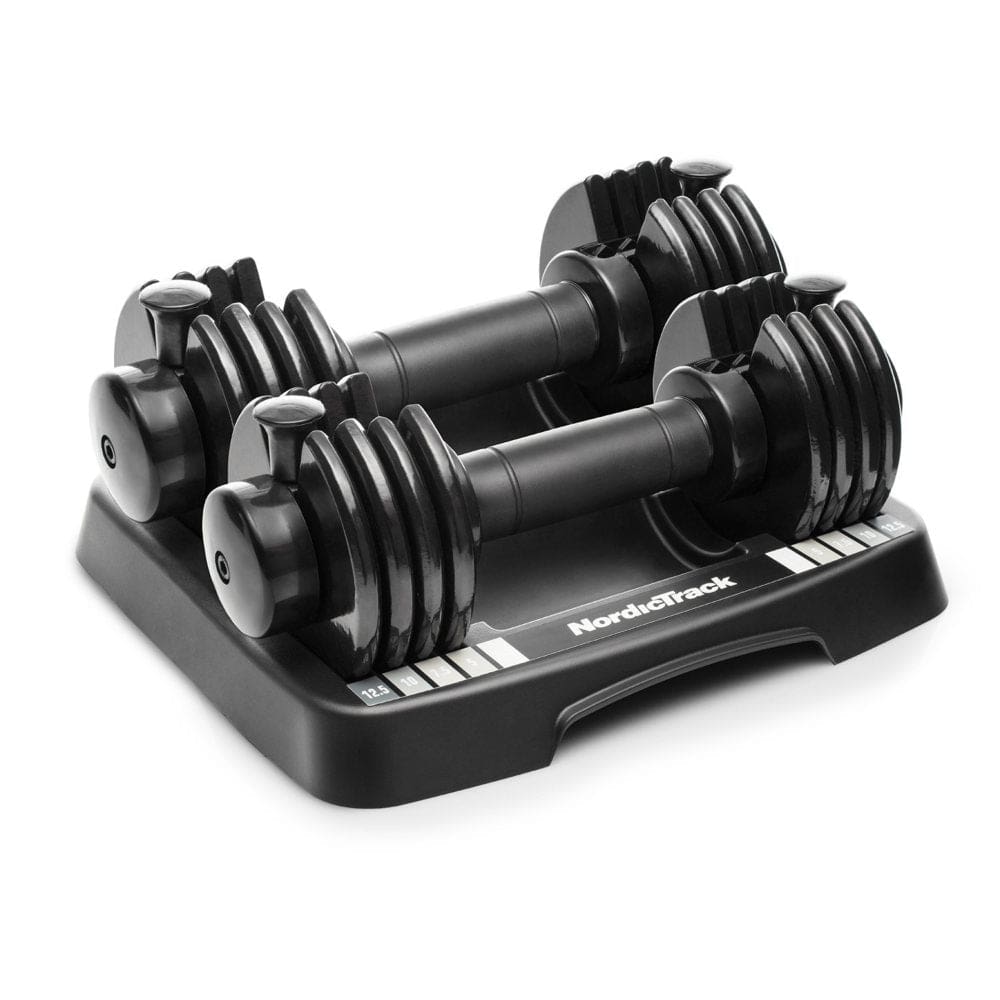 NordicTrack 12.5 Lb. Select-A-Weight Dumbbells - Fitness Equipment - NordicTrack