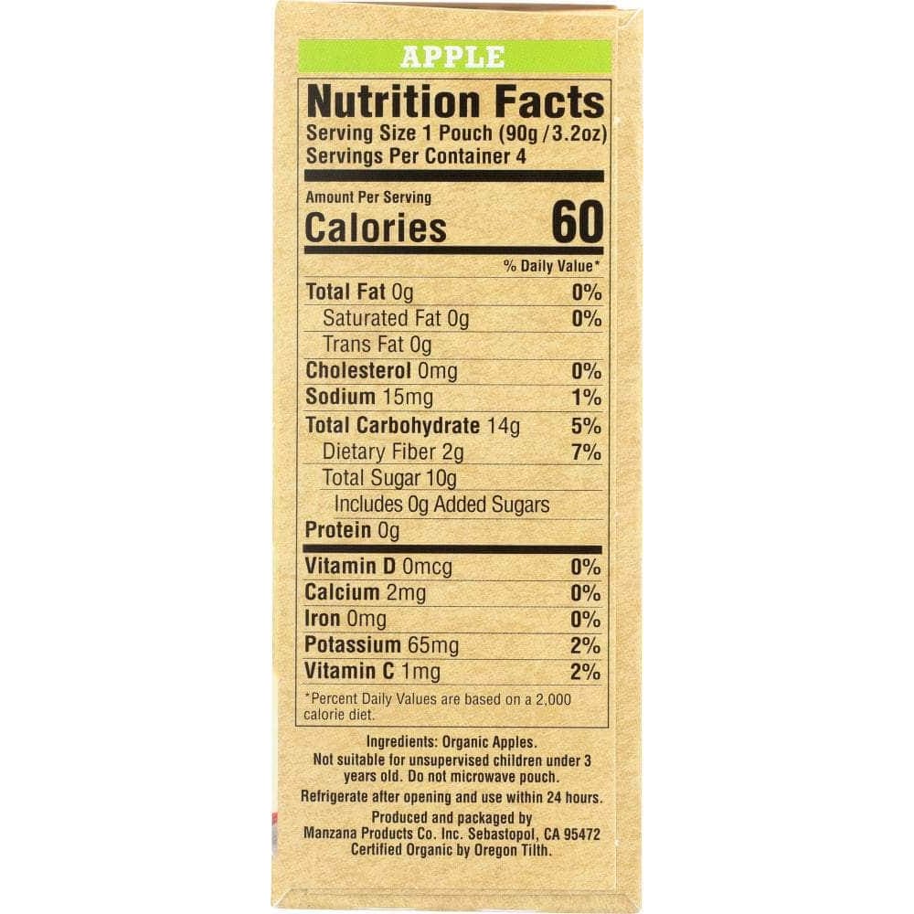 North Coast North Coast Applesauce 4 Pack Pouch Organic, 12.8 oz