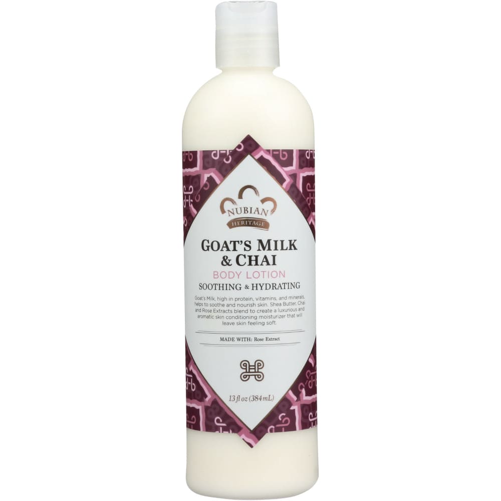 NUBIAN HERITAGE: Goat Milk & Chai Body Lotion 13 FO (Pack of 2) - Beauty & Body Care > Skin Care - NUBIAN HERITAGE