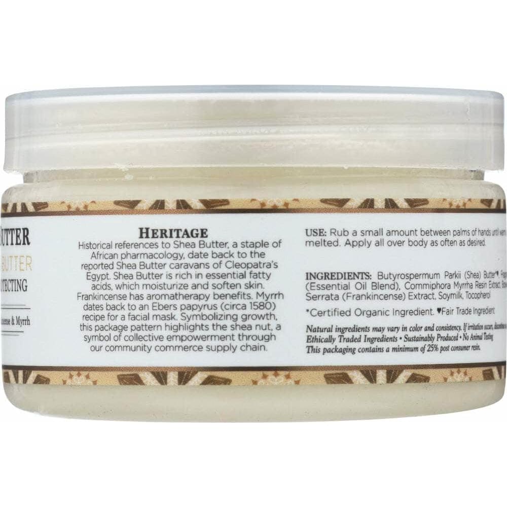 NUBIAN HERITAGE Nubian Heritage Raw Shea Butter Infused With Frankincense & Myrrh, 4 Oz