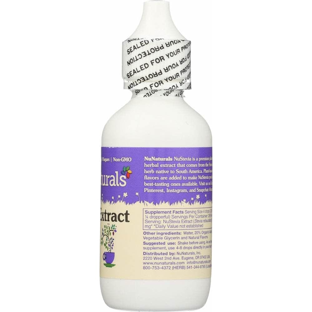 Nunaturals Nunaturals Inc Clear NuStevia Liquid Sweetener, 2 oz