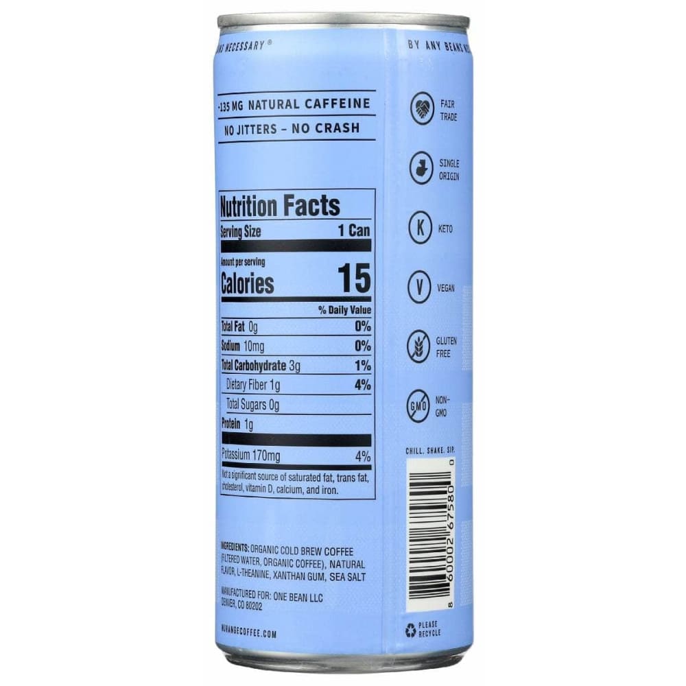 NURANGE COFFEE Grocery > Beverages > Coffee, Tea & Hot Cocoa NURANGE COFFEE: Cold Brew Coffee Plus, 7.5 fo