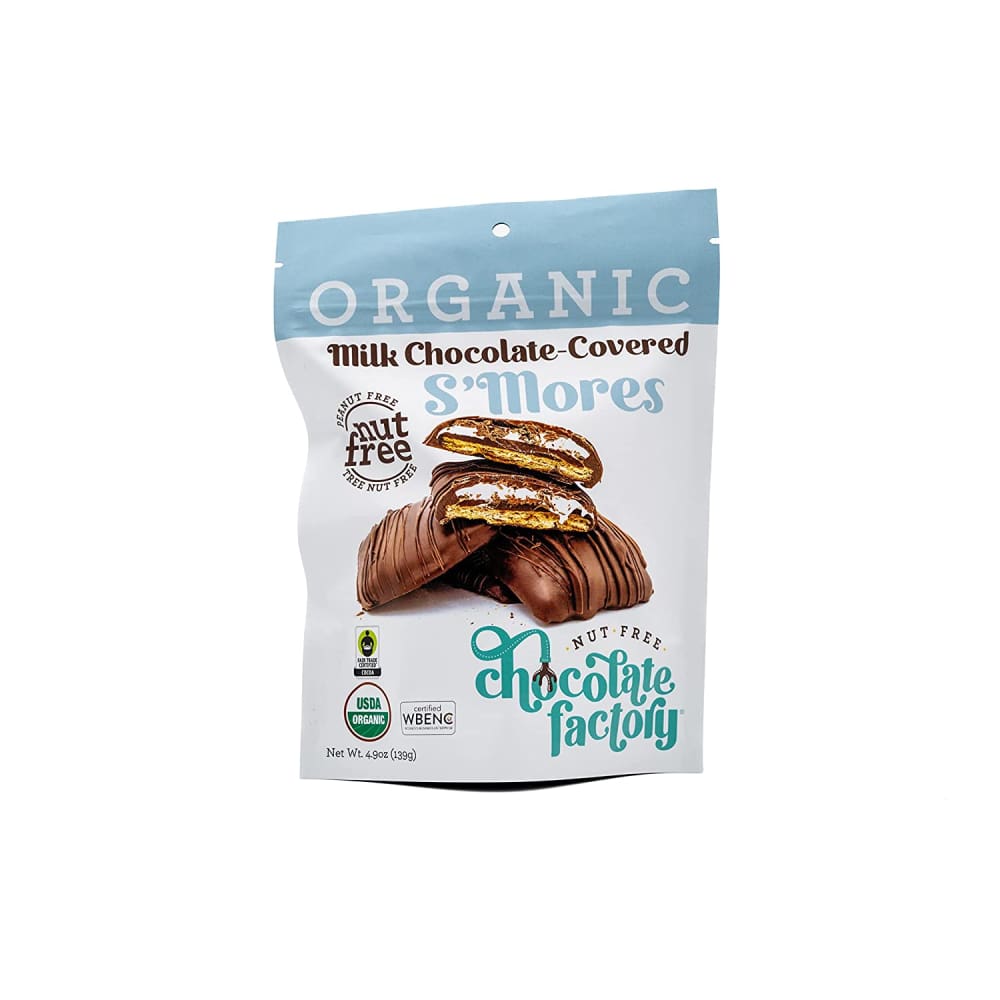 NUT FREE CHOCALATE FACTOR: Smores Milk Chocolate Org 4.9 OZ (Pack of 3) - NUT FREE CHOCOLATE FACTORY