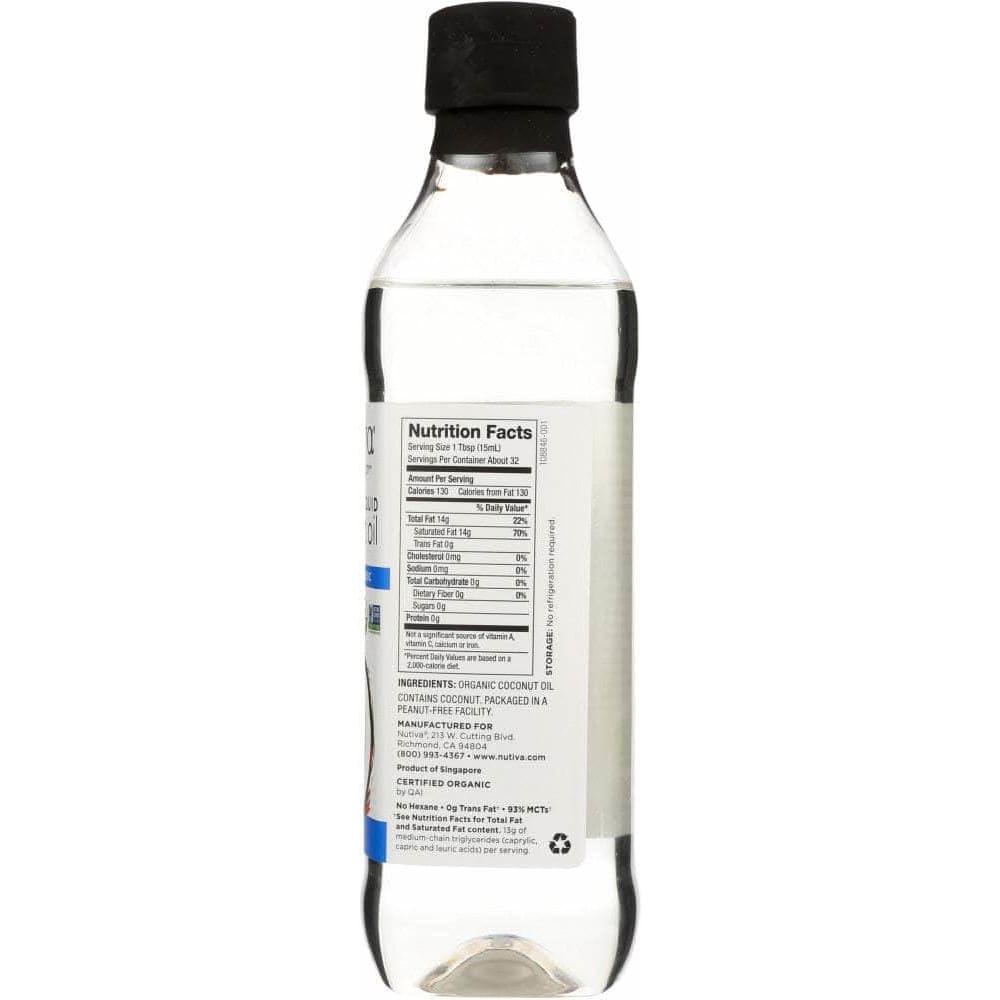 Nutiva Nutiva Liquid Coconut Oil Pet, 16 oz