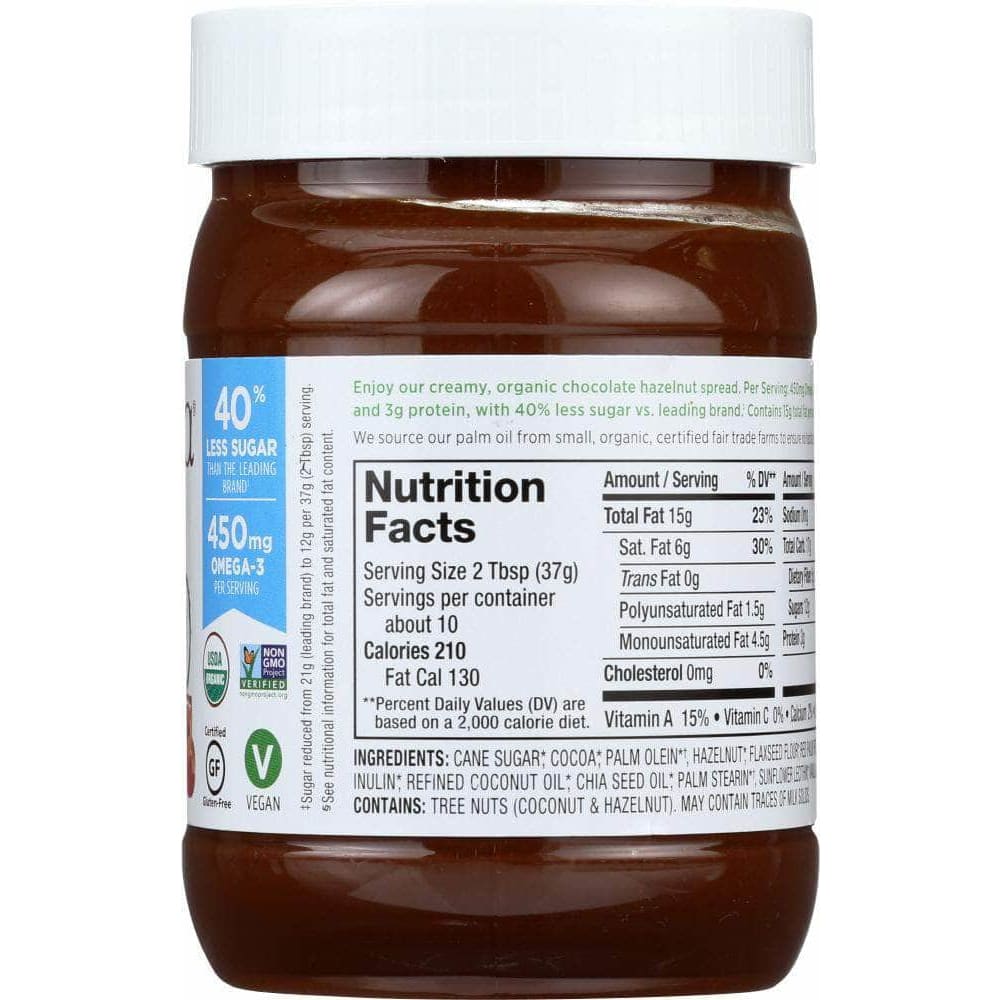 Nutiva Nutiva Organic Hazelnut Spread Classic, 13 oz
