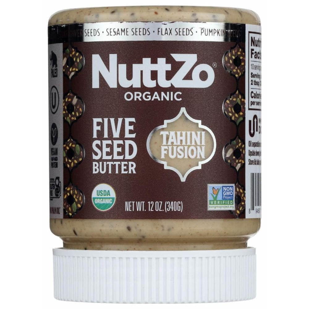 NUTTZO NUTTZO Five Seed Tahini Organic, 12 oz