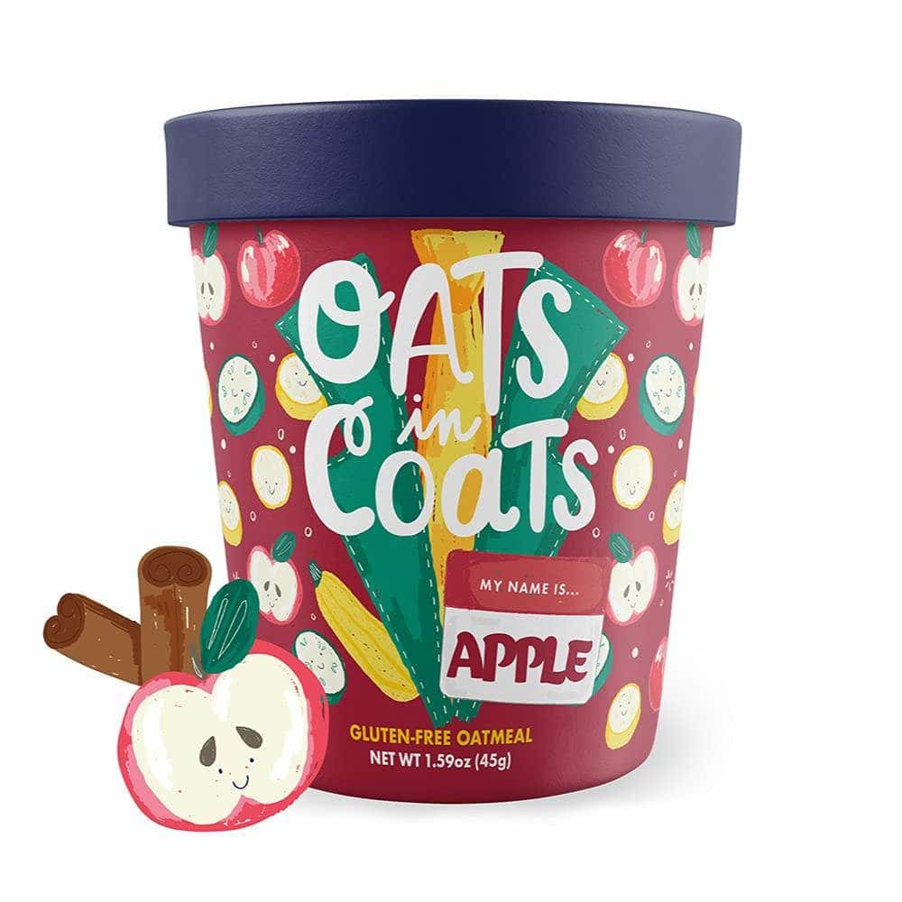 OATS IN COATS Grocery > Breakfast > Breakfast Foods OATS IN COATS: Oatmeal Apple Gluten Free, 1.59 oz
