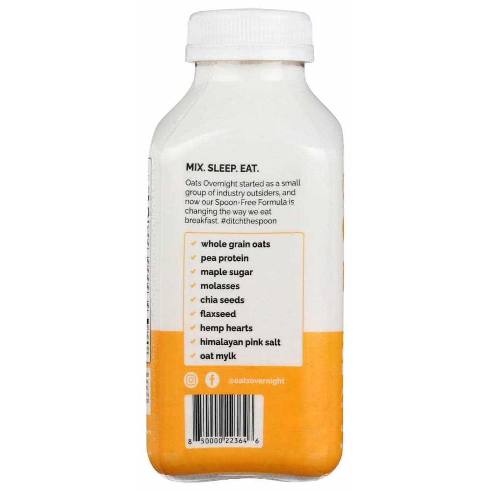 OATS OVERNIGHT Oats Overnight Shake Oats Maple Brwn Sgr, 2.2 Oz