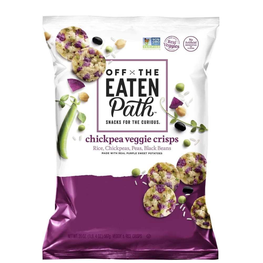 Off The Eaten Path Chickpea Veggie Crisps 19 oz. - Off The Eaten Path