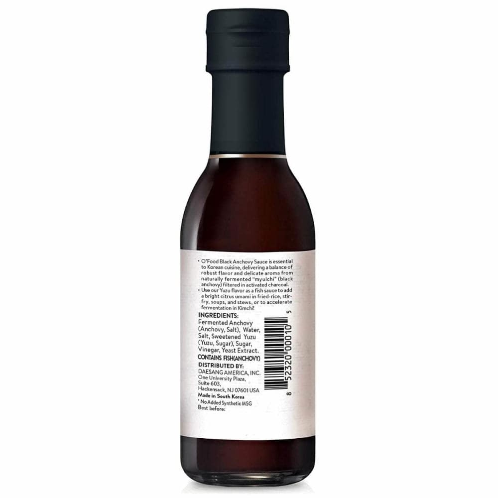 OFOOD Ofood Black Anchovy Sauce Yuzu, 6 Oz