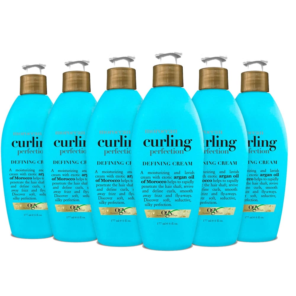 OGX Argain Oil Morocco Curling Perfect Cream - 6oz Each - 6 Pack - Hair Care - OGX