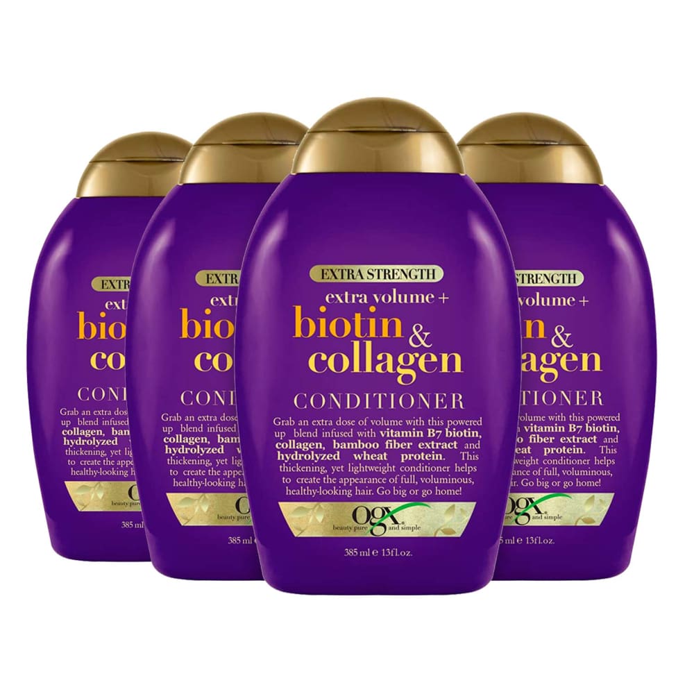 OGX Extra Strength Biotin & Collagen XS Conditioner 13 Oz Each 4 Pack - Conditioners - OGX