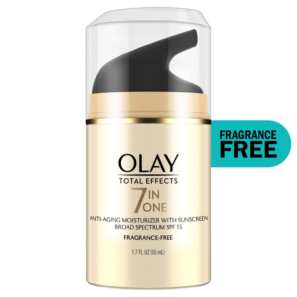 Olay Total Effects Face Moisturizer SPF 15 Fragrance-Free (3.4 fl. oz.) - New Items - ShelHealth