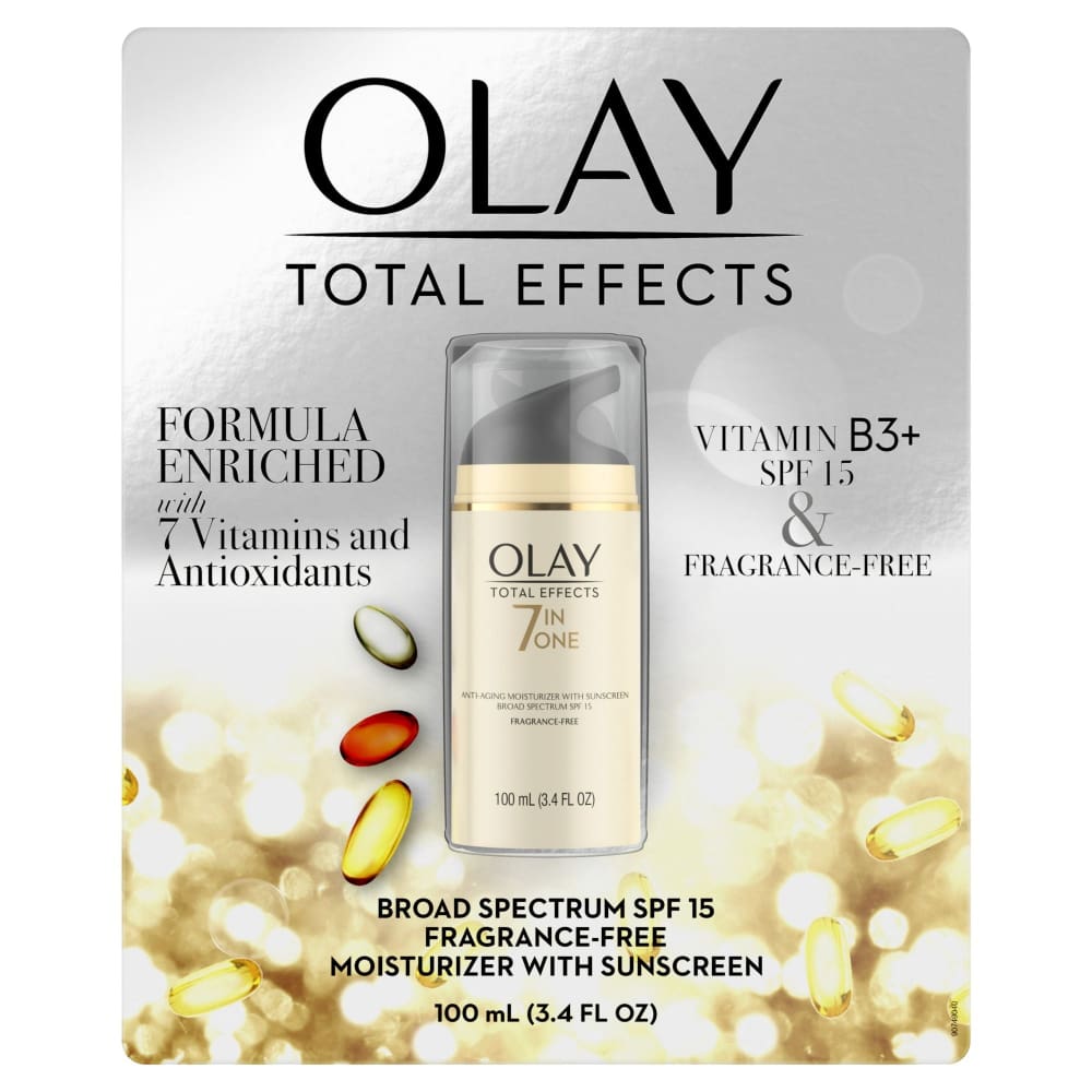 Olay Total Effects SPF 15 Fragrance-Free Face Moisturizer 3.4 fl oz - Home/Health & Beauty/Skin Care/Facial Moisturizers/ - Olay