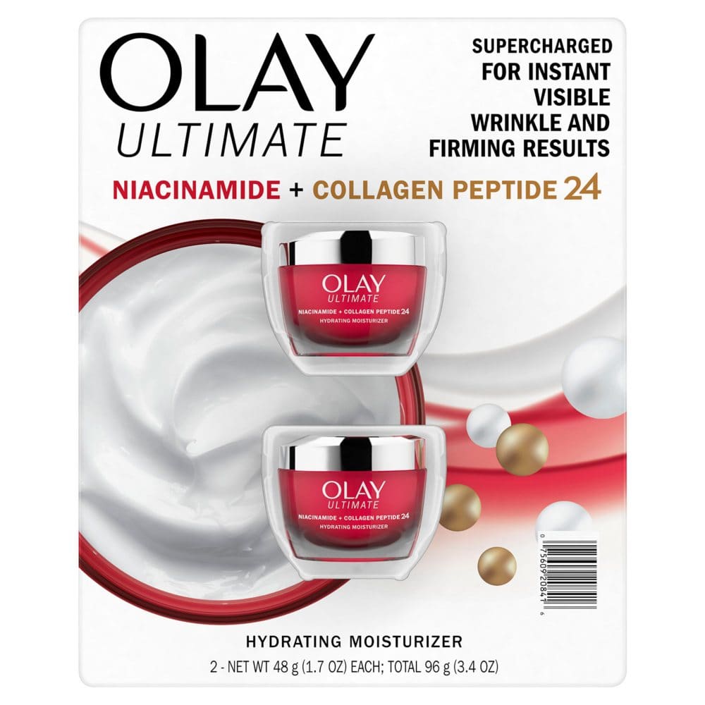 Olay Ultimate Niacinamide + Collagen Peptide 24 Hydrating Moisturizer (1.7 oz. 2 pk.) - Skin Care - Olay