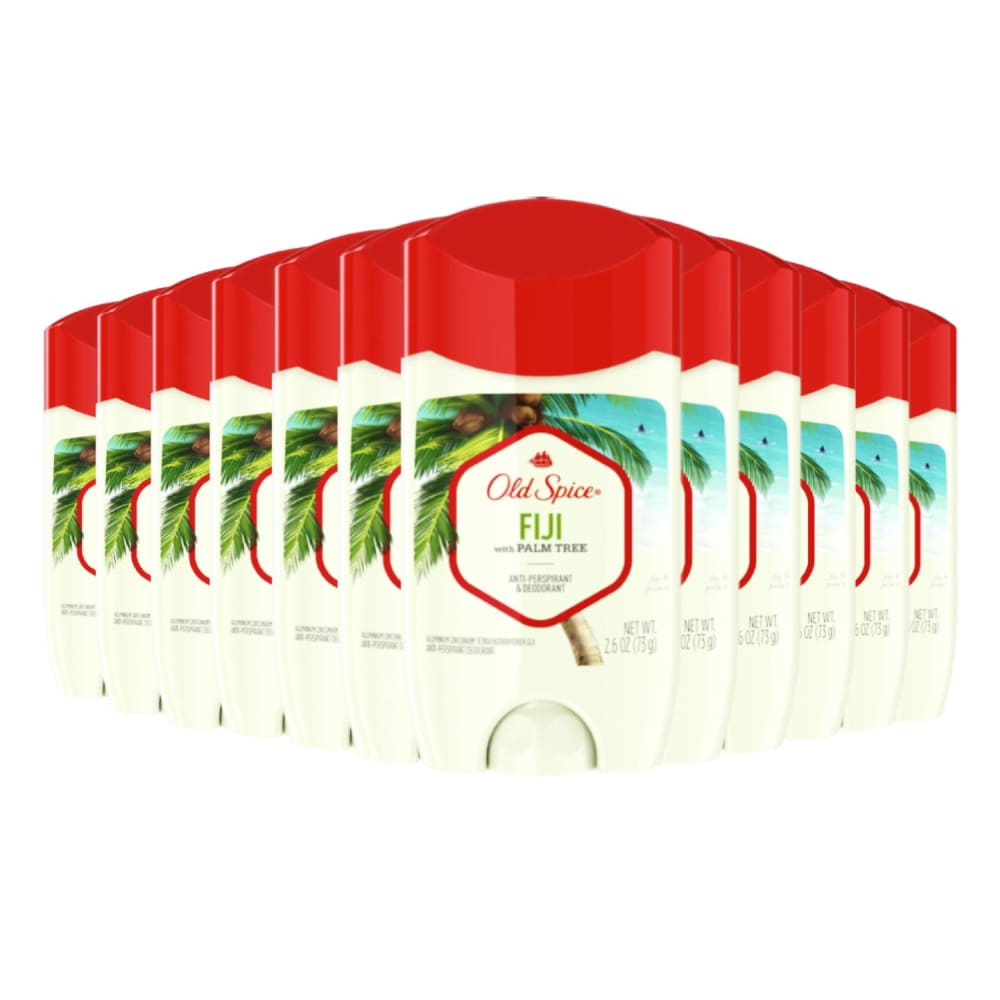 Old Spice Men’s Fiji with Palm Tree Antiperspirant & Deodorant - 2.6oz -12 pack - Deodorant - Old Spice