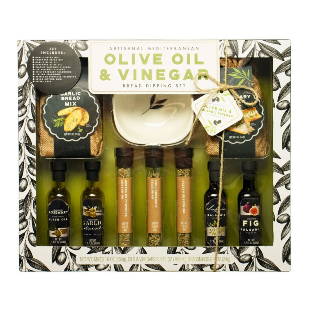 Olive Oil & Balsamic Vinegar Bread Dipping Gift Set - Gift Sets - ShelHealth