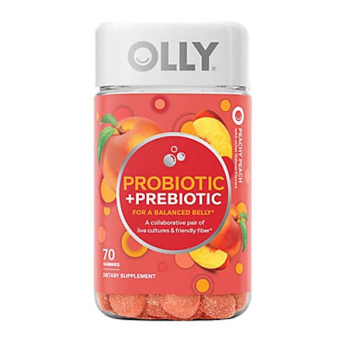 OLLY Probiotic + Prebiotic Adult Gummy Supplement 70 ct. - Home/Home/Emergency Preparedness/Medicines & Treatments/Probiotics & Digestive