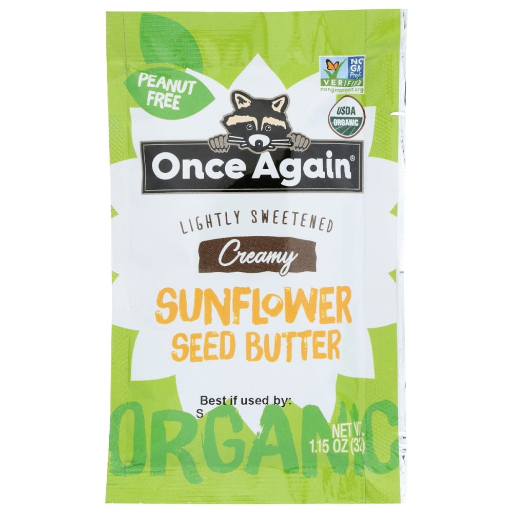 ONCE AGAIN: Organic Sunflower Seed Butter 1.15 oz (Pack of 6) - Dairy Dairy Substitutes and Eggs > Butters > Nut & Seed Butter Other - ONCE