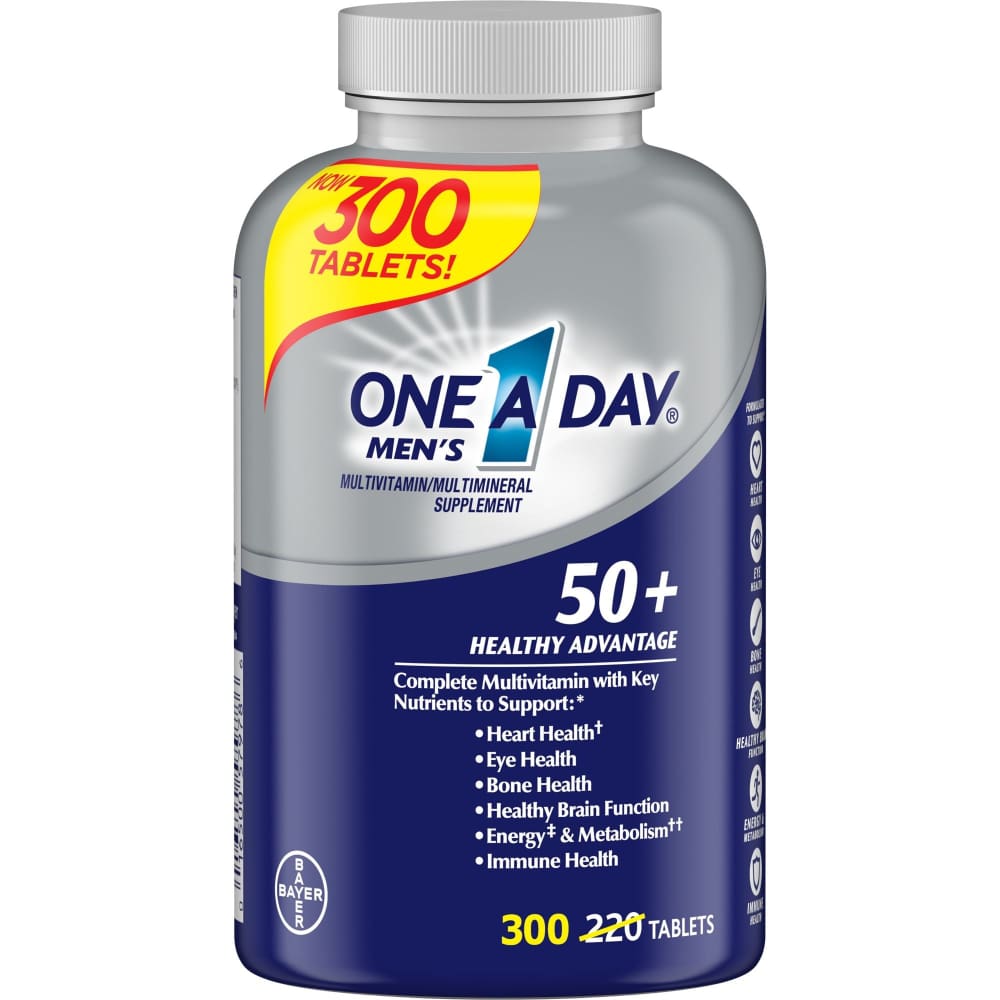 One A Day Men’s Multivitamin and Multimineral Supplement 300 ct. - Home/Health & Beauty/Vitamins & Supplements/Men’s Vitamins/ - One A Day