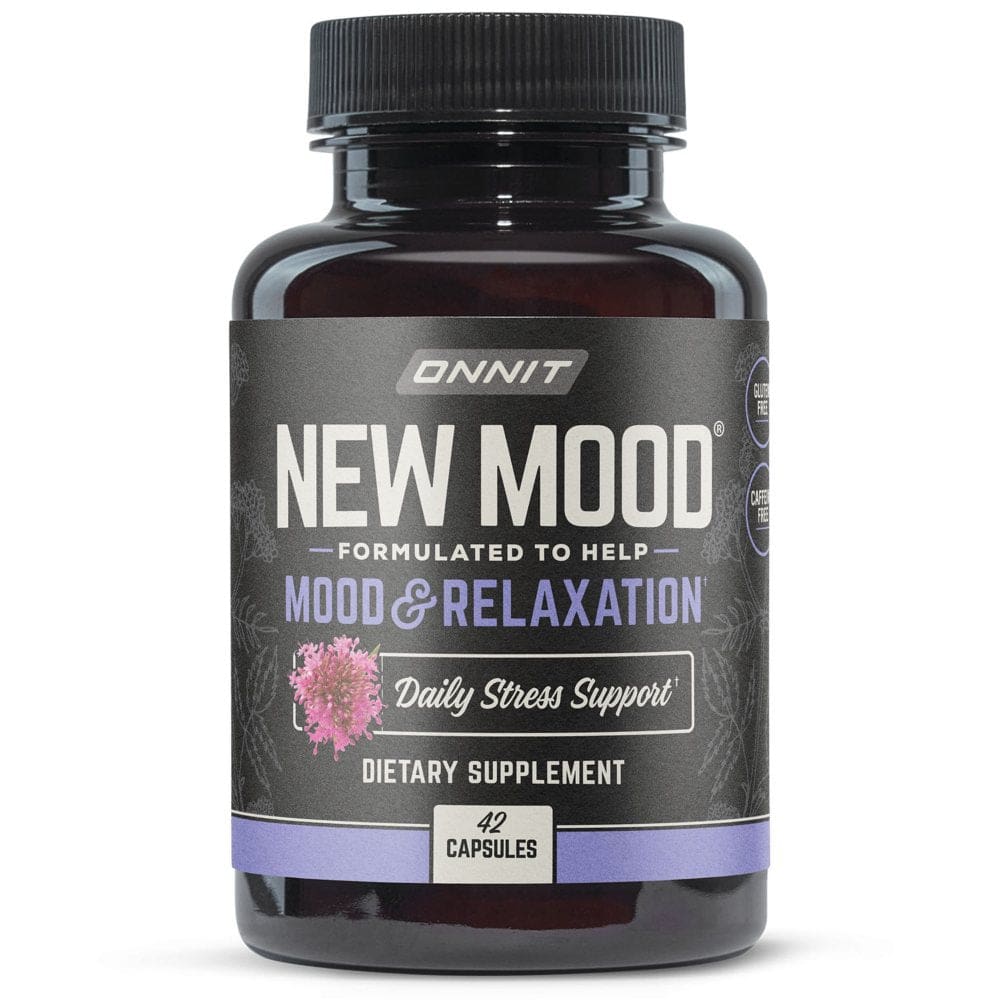 ONNIT New MOOD Daily Stress Mood & Relaxation Supplement Capsules (42 ct.) - New Health & Wellness - ShelHealth