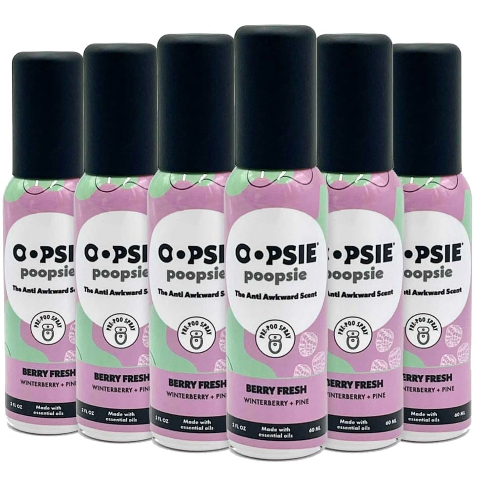 Oopsie Poopsie Berry Fresh Bulk - 6 Pack - 2oz/ea - Sprays & Diffusers - Oopsie Poopsie