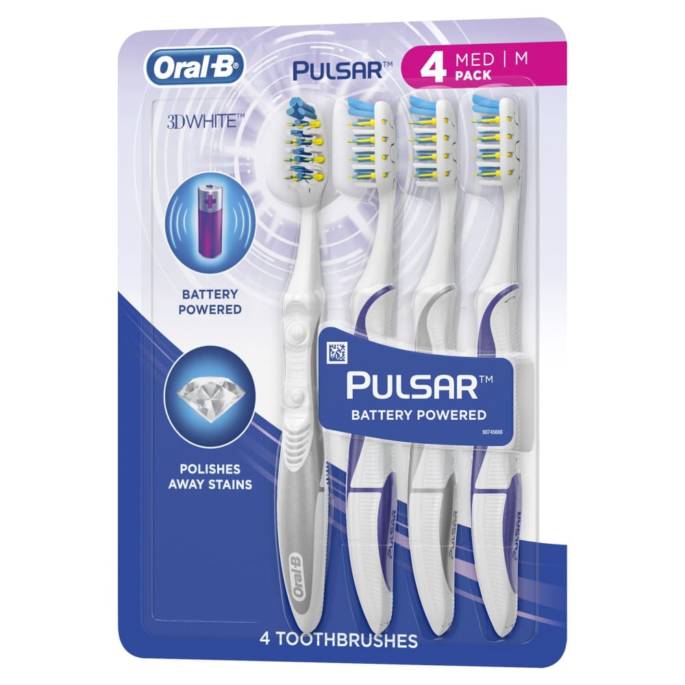 Oral B 3D White Pulsar 4 ct. - Oral-B