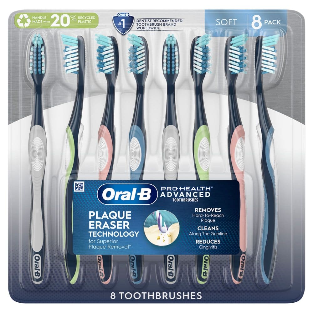 Oral-B ProHealth Advanced Manual Toothbrush Soft (8 pk.) - Oral Care - Oral-B