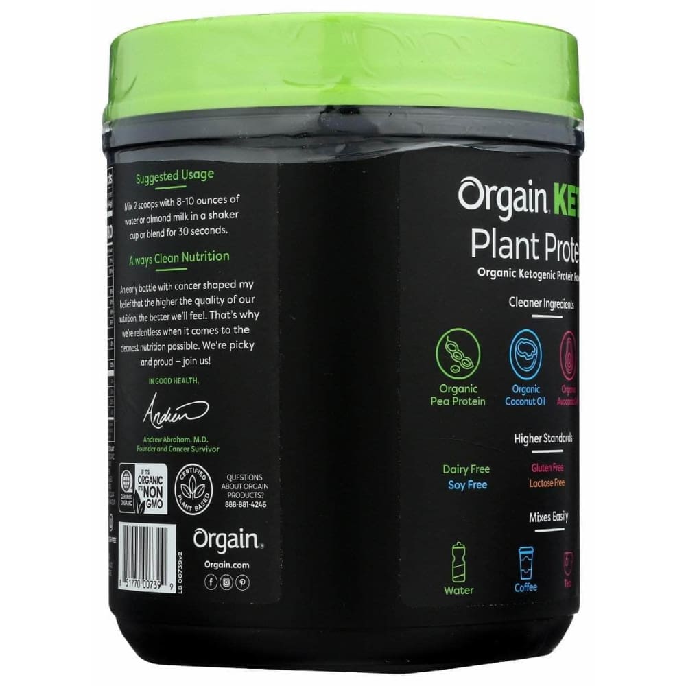 ORGAIN Orgain Keto Plant Protein Powder Chocolate, 0.97 Lb