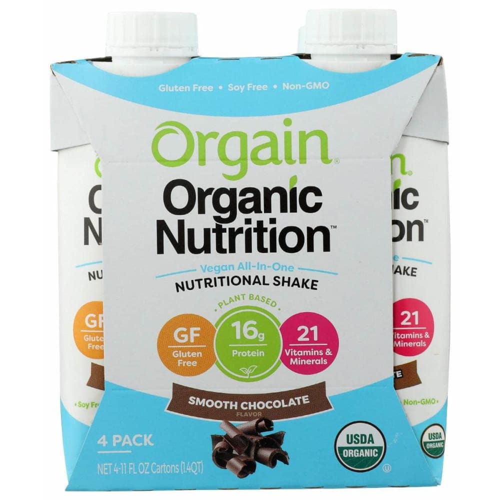 ORGAIN ORGAIN Vegan Prtn Rtd Choc 4Pk, 44 fo