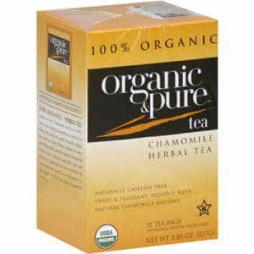 ORGANIC & PURE ORGANIC & PURE Tea Herbl Chamomile Org, 18 bg