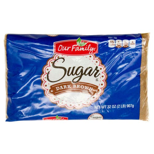 Our Family Sugar Dark Brown 2lb (Case of 16) - Misc/Our Family - Our Family