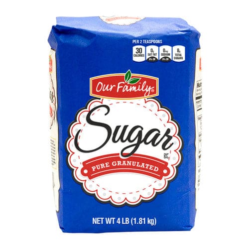 Our Family Sugar Granulated 4lb (Case of 10) - Misc/Our Family - Our Family